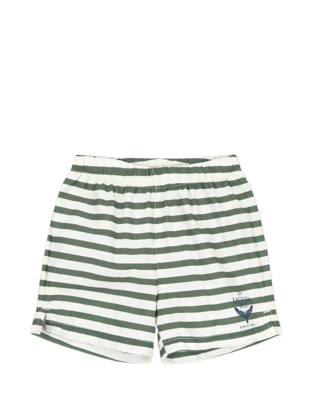 Konges Sløjd Asnou striped swim shorts - Verde
