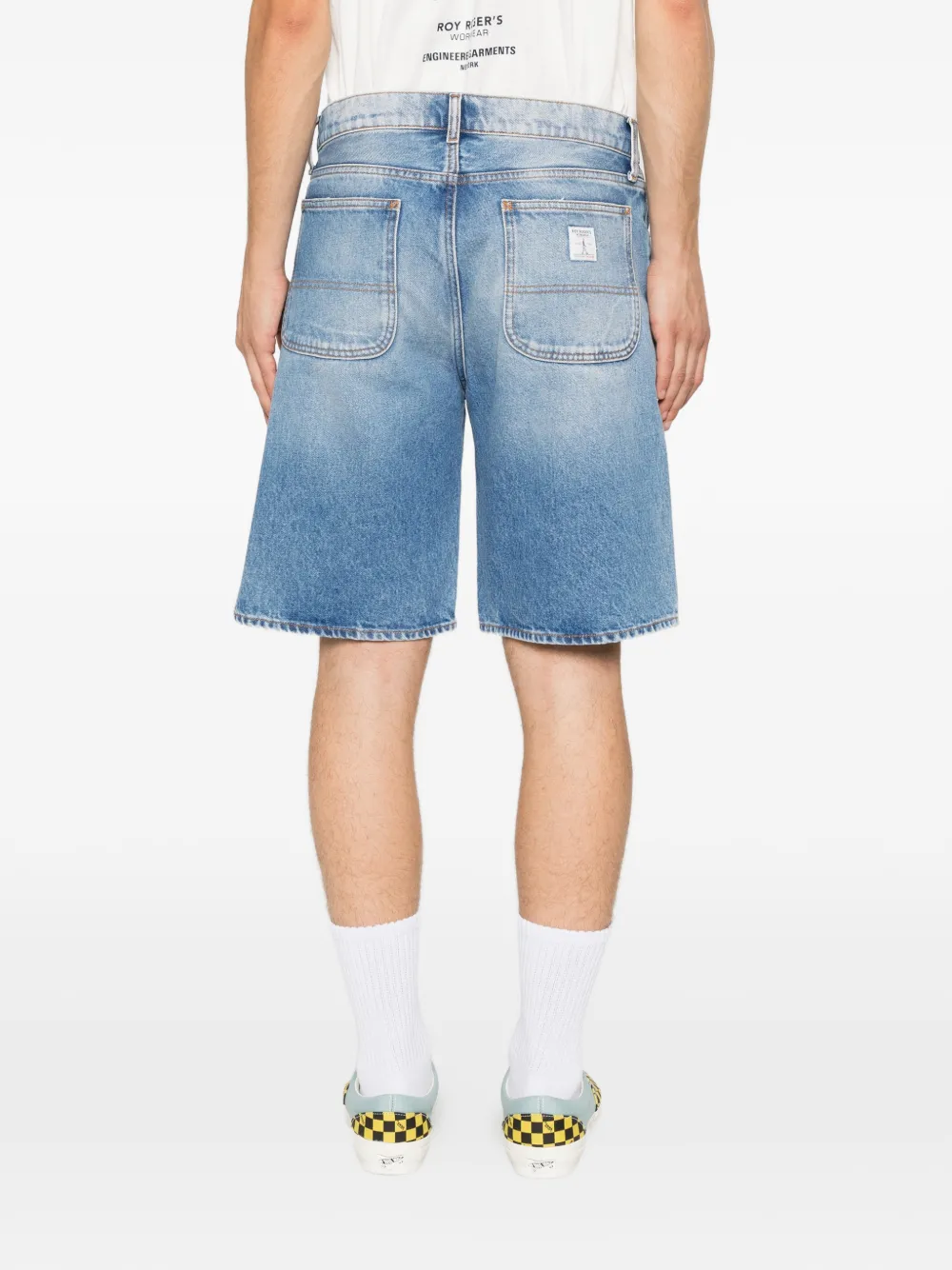 Roy Rogers Shorts met logopatch Blauw