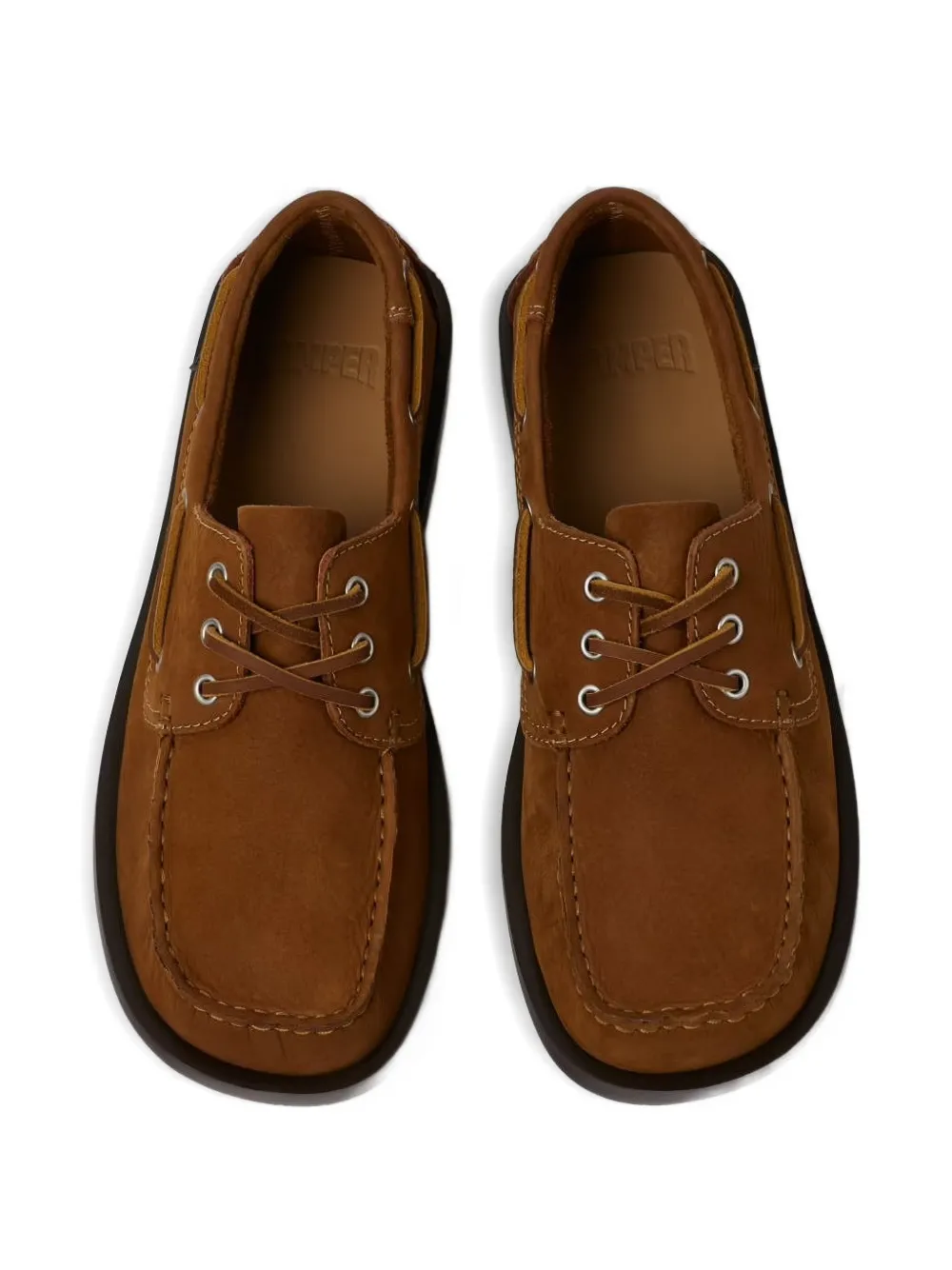 Camper Don laced boat shoes Bruin