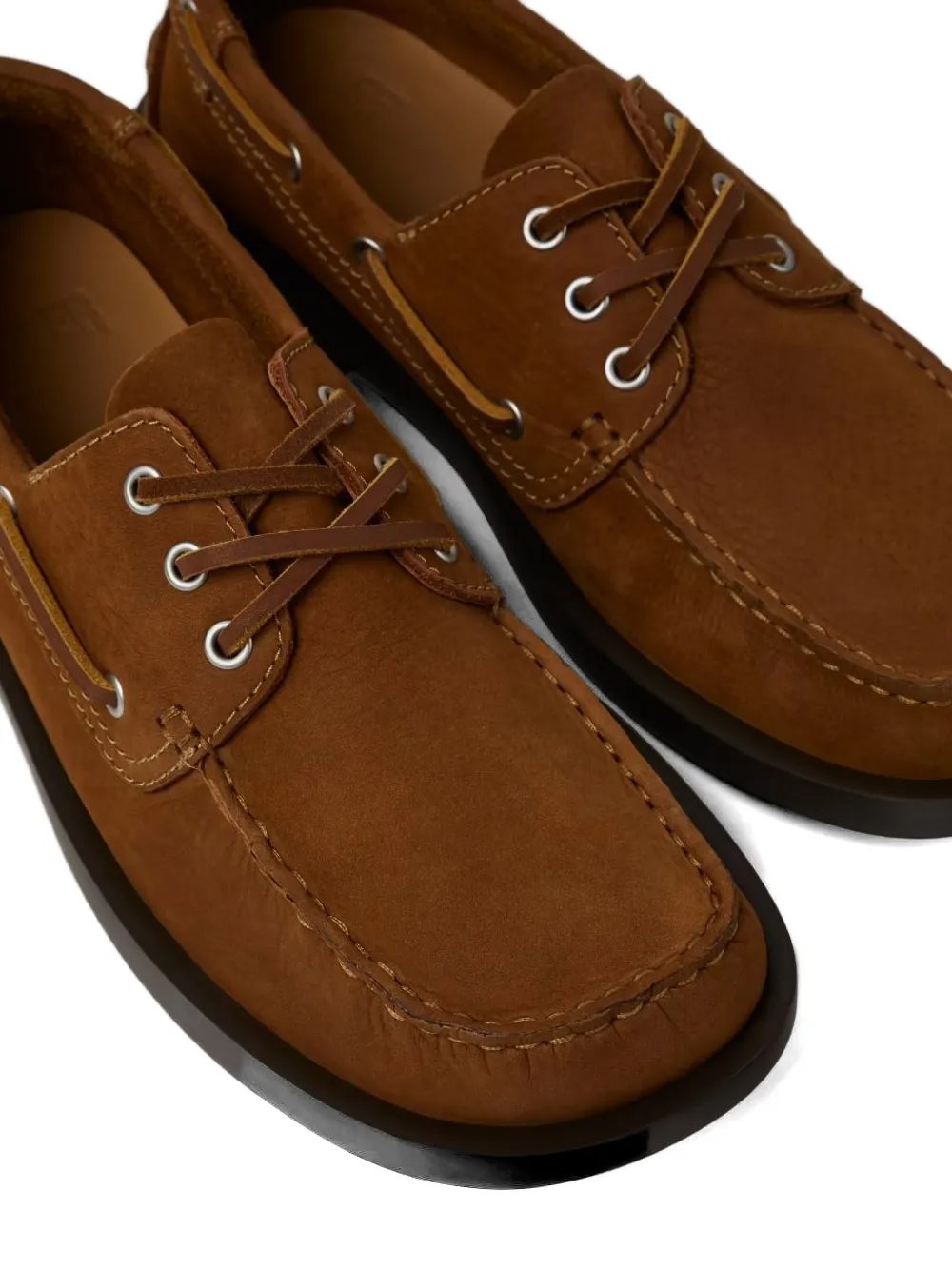 Camper Don laced boat shoes Bruin