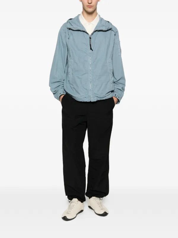 C.P. Company ジップアップ パーカー | ブルー | FARFETCH JP