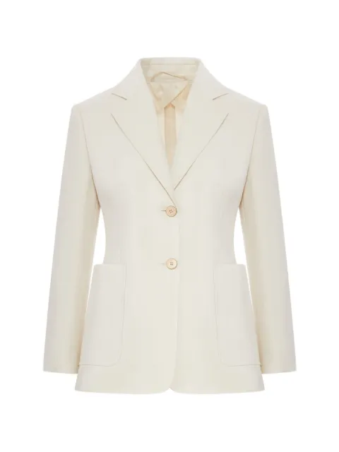 Max Mara two-button patch-pocket jacket