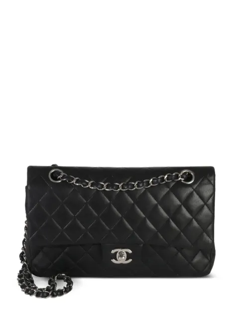 CHANEL Pre-Owned 2011 미디엄 클래식 더블 플랩 숄더 백