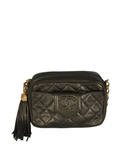 CHANEL Pre-Owned 1989-1991 tassel-detail quilted shoulder bag