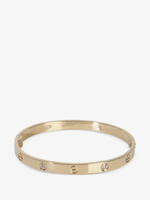 Cartier браслет Love с бриллиантами