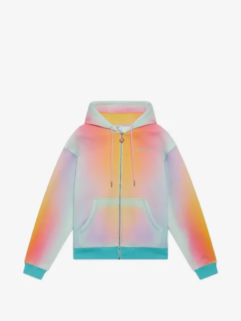 Casablanca gradient zip-up hoodie