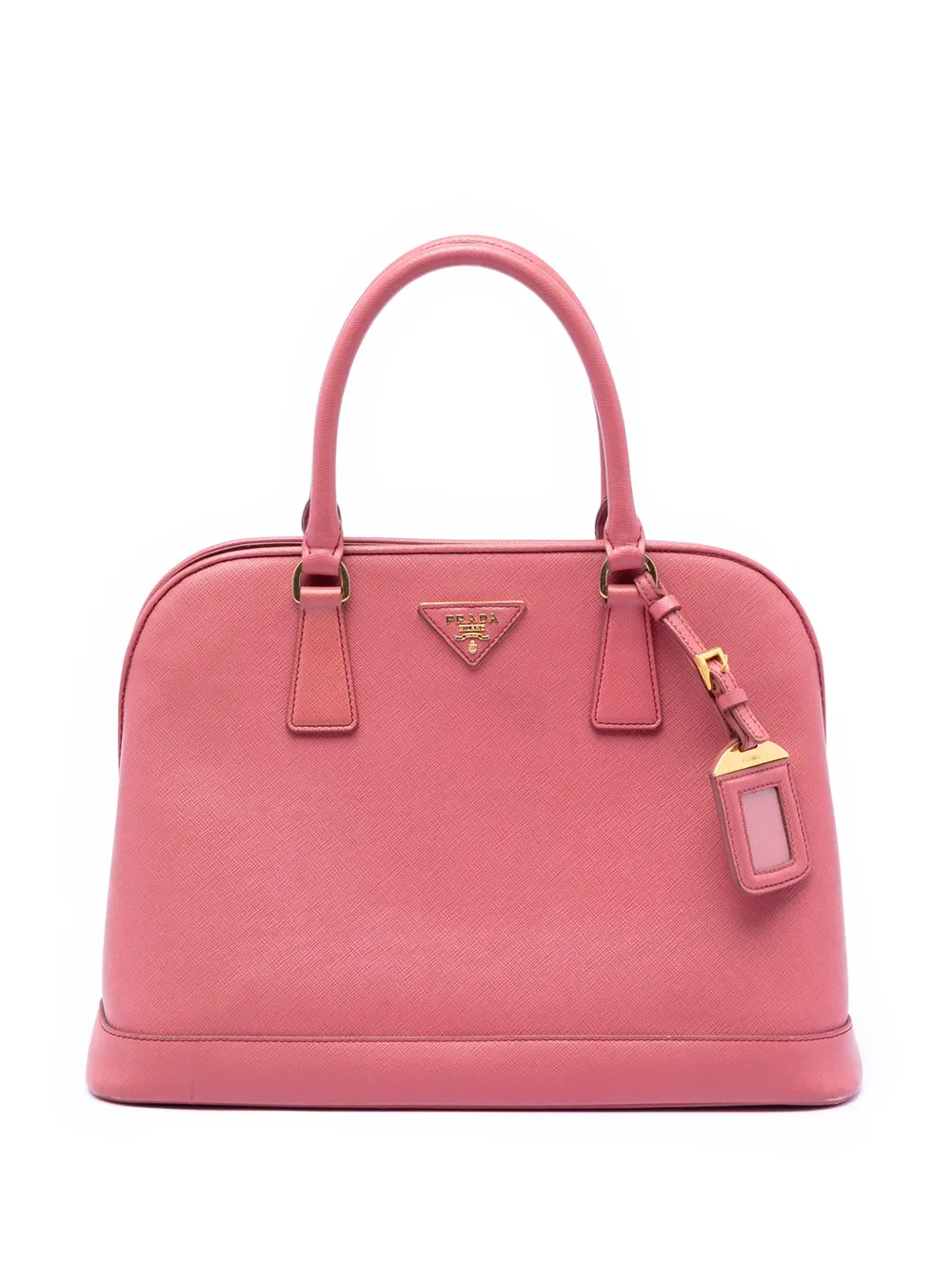 Prada Pre-Owned 2010-2025 Medium Saffiano Lux Open Promenade satchel - Rosa