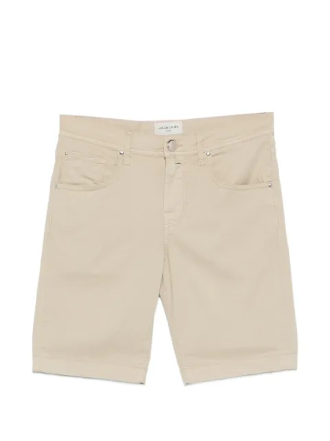 Jacob Cohën Nicolas logo-patch shorts