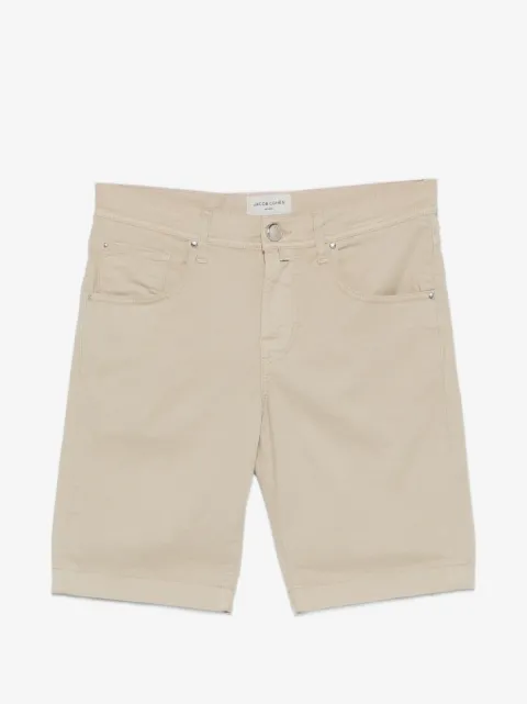 Jacob Cohën Nicolas logo-patch shorts