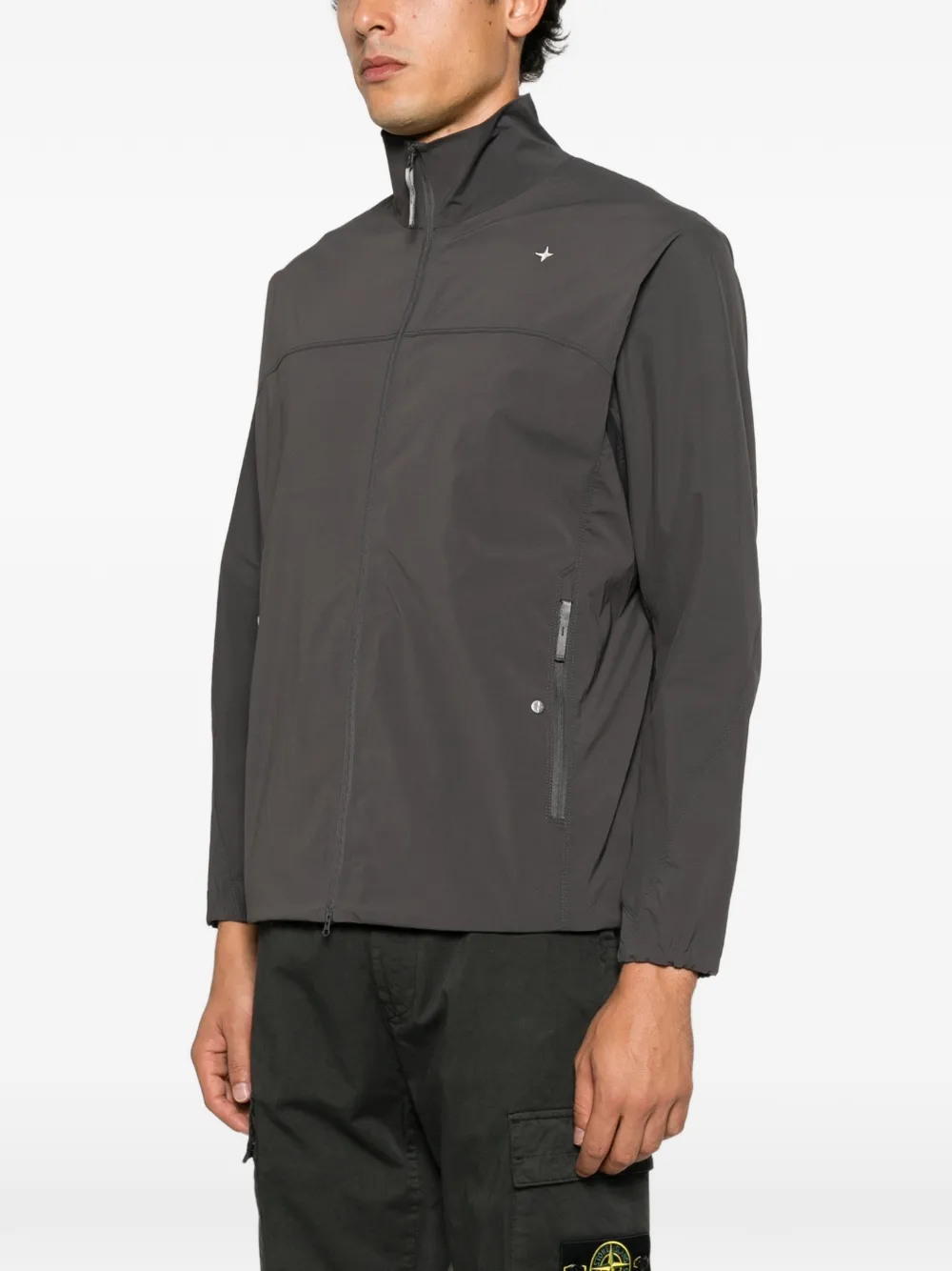 Stone Island Stellina shirtjack met rits Grijs