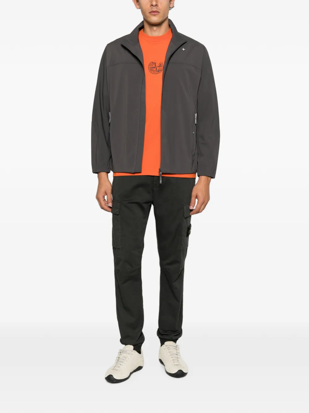 Stone Island Stellina shirtjack met rits Grijs