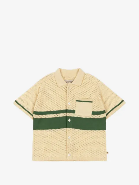 Konges Sløjd chemise rayée en maille pointelle