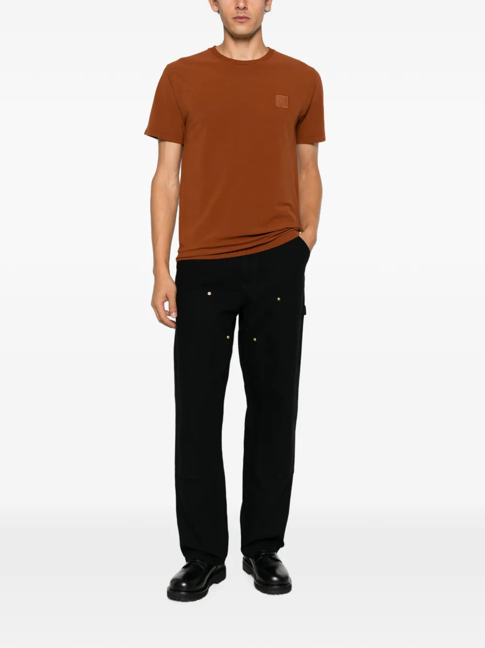 Stone Island Ghost logo-patch T-shirt
