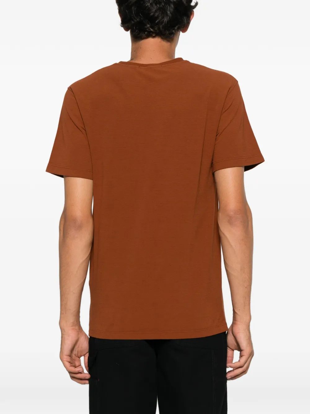 Stone Island Ghost T-shirt met logopatch Bruin
