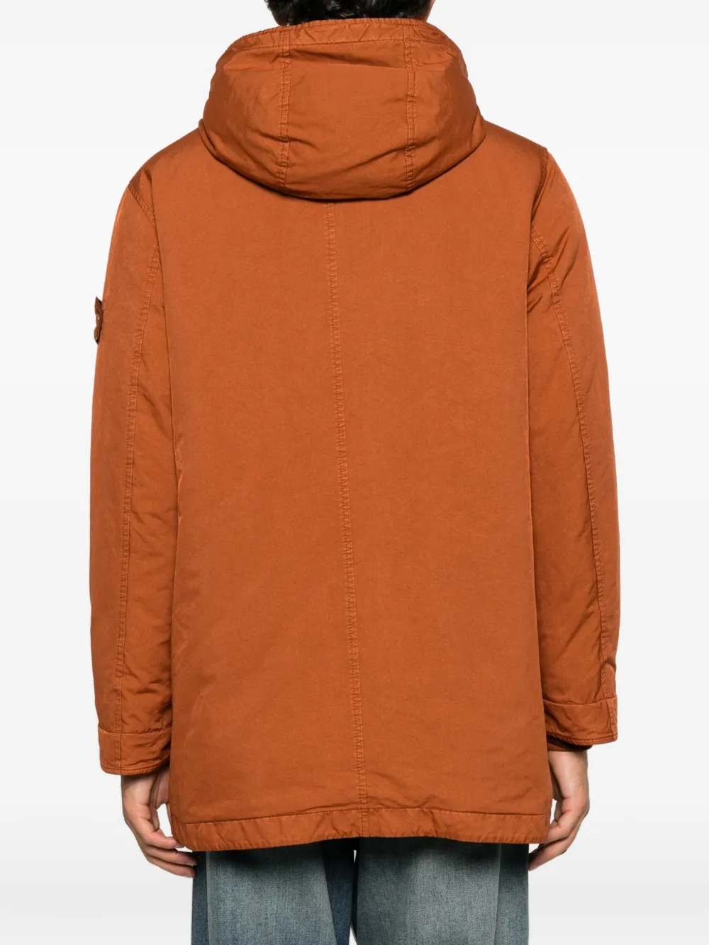 Stone Island Ghost hooded jacket Oranje