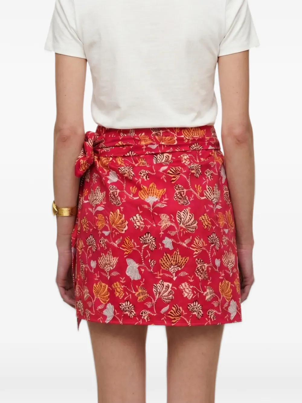Vanessa Bruno floral-print wrap mini skirt - Rose Vanessa Bruno floral-print wrap mini skirt - Rose