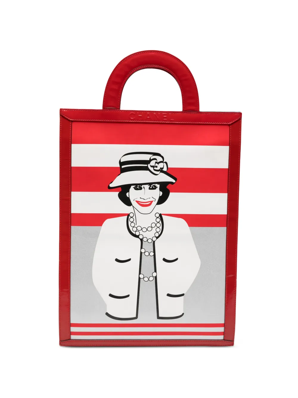 CHANEL Pre-Owned Mademoiselle leather tote bag - Nero