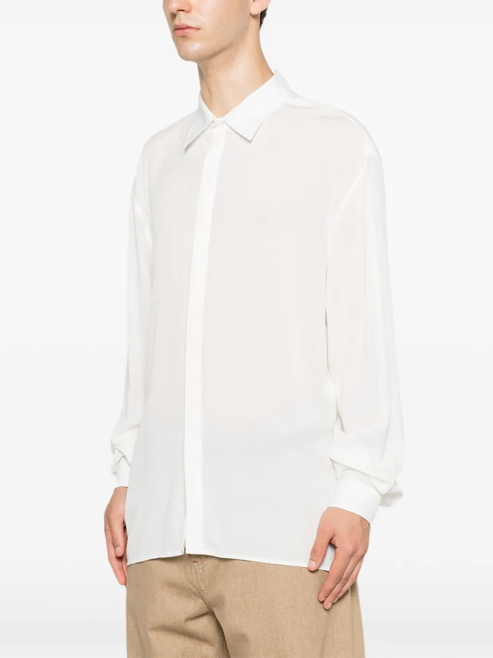  Marsem Camisa De Manga Larga - Blanco 