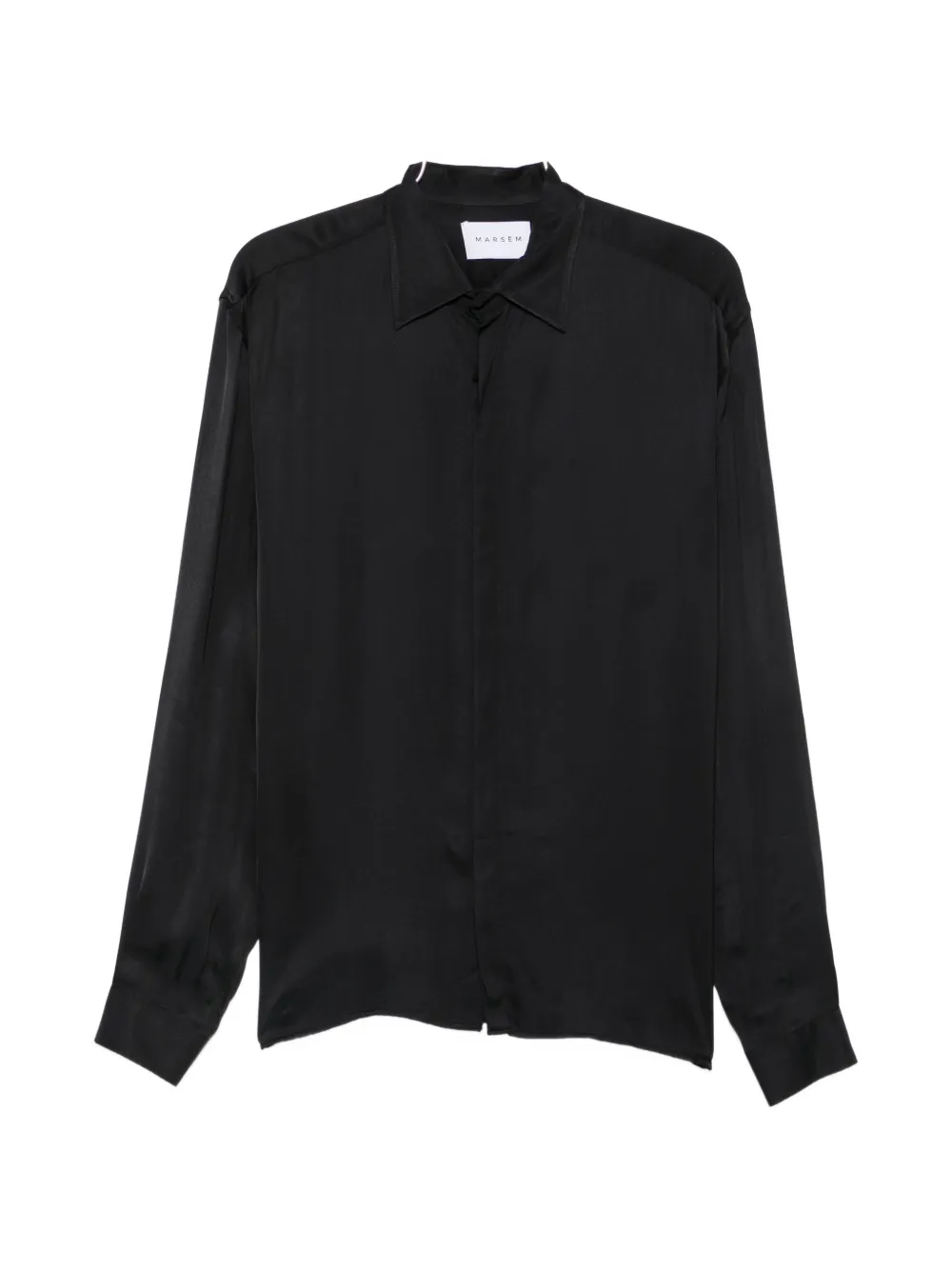 Marsēm Long-sleeve Shirt In Black