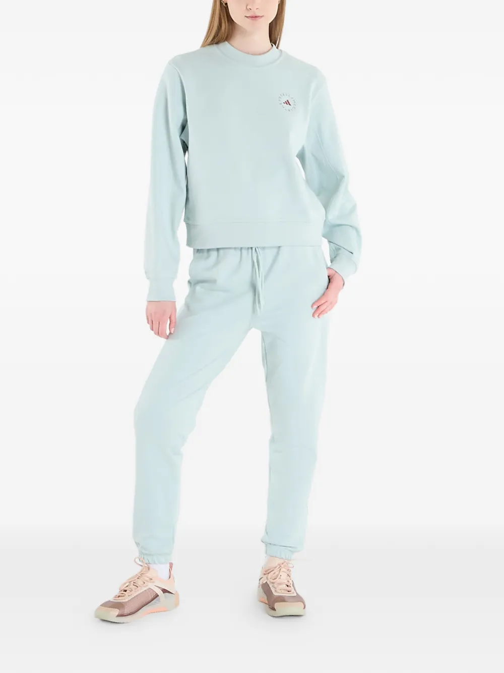adidas by Stella McCartney Sweater met logo Groen