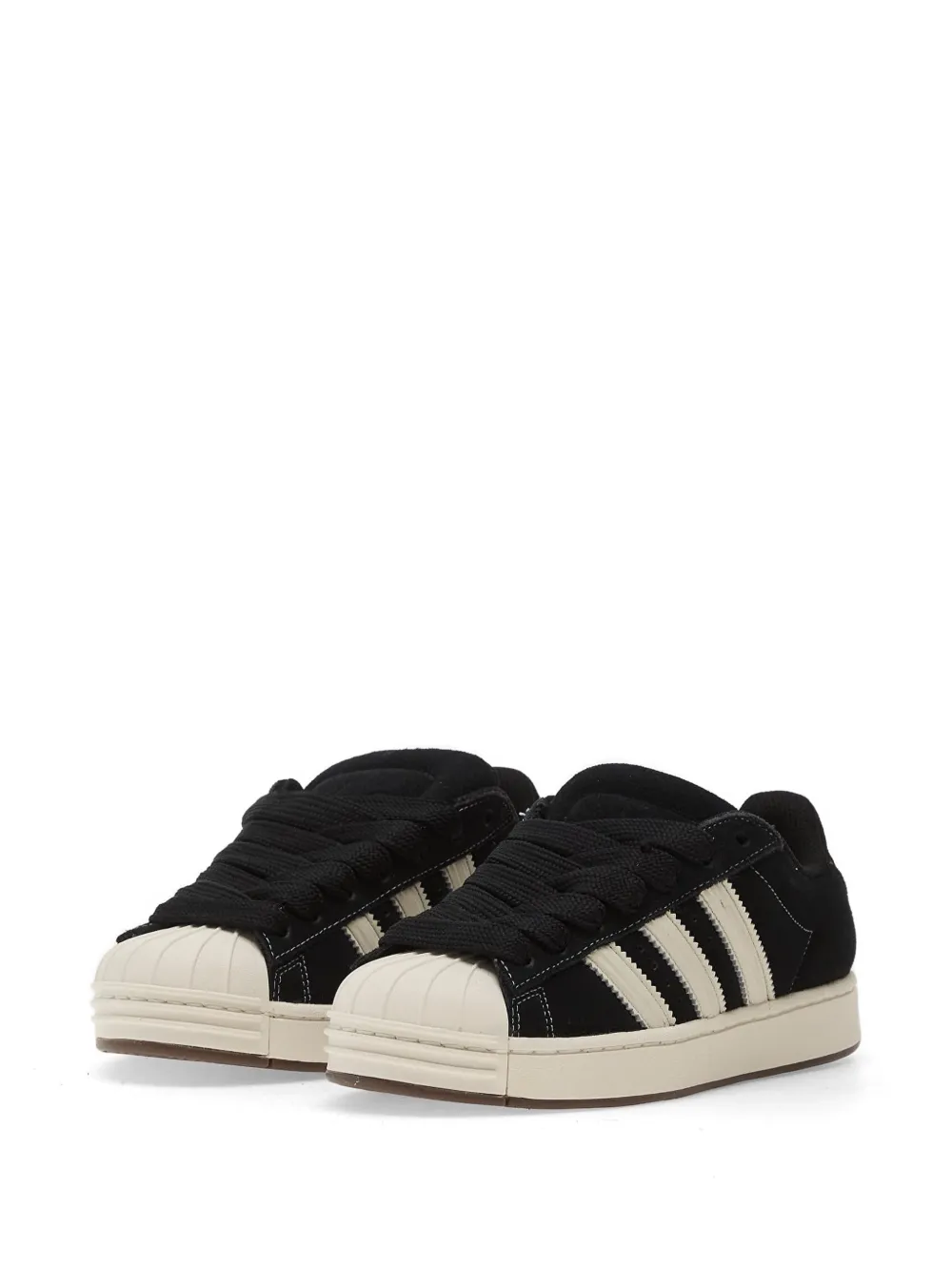adidas Superstar St three-stripe sneakers Zwart