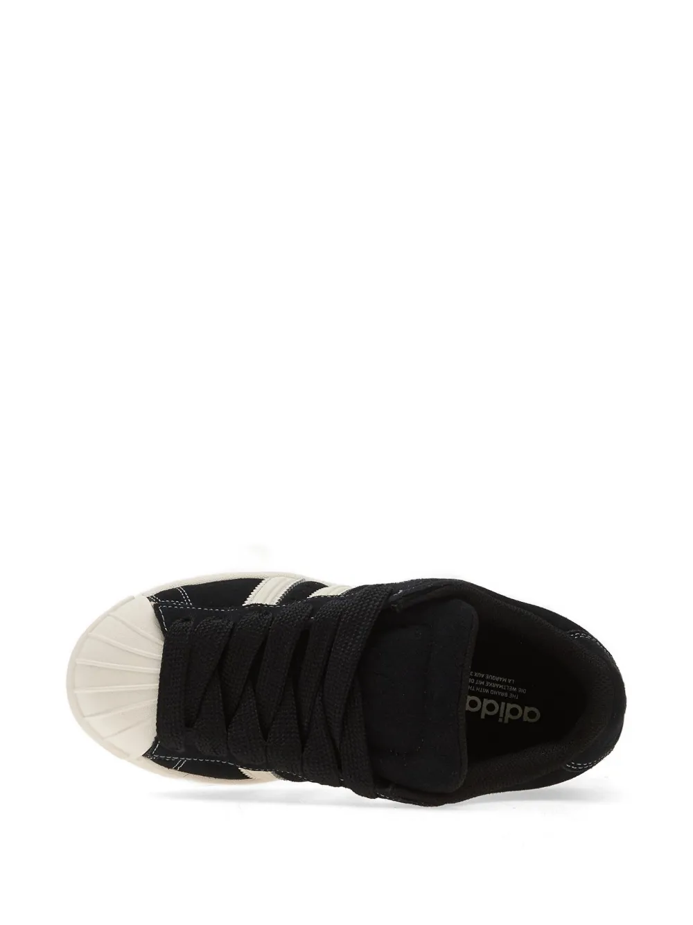 adidas Superstar St three-stripe sneakers Zwart