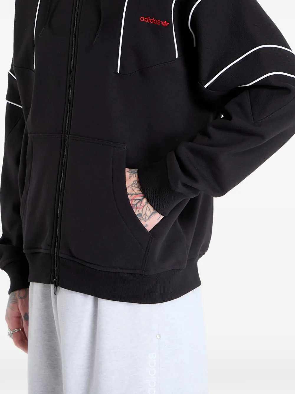 adidas Hoodie met print Zwart