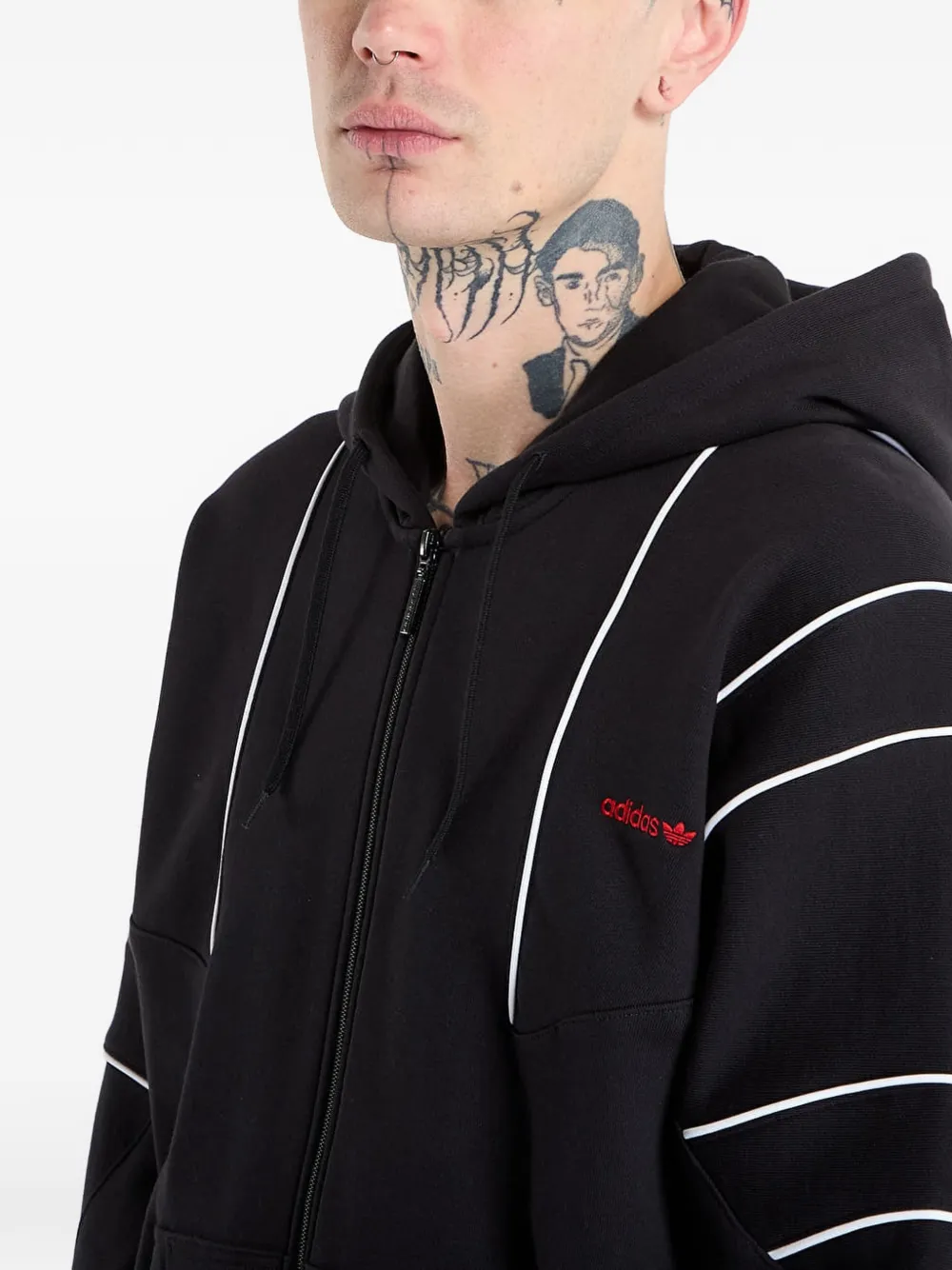 adidas Hoodie met print Zwart