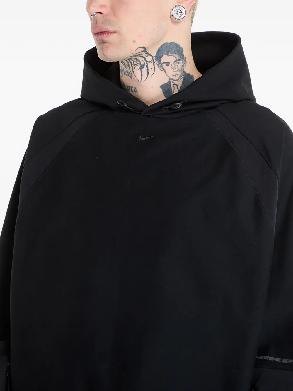 Nike Dri-FIT gebreide cargo hoodie Zwart