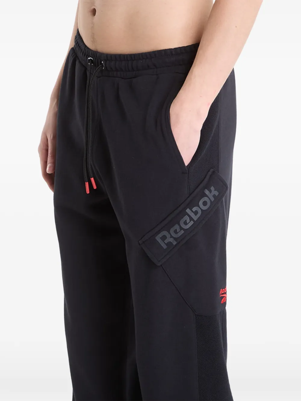 Reebok Trainingsbroek met logo Zwart