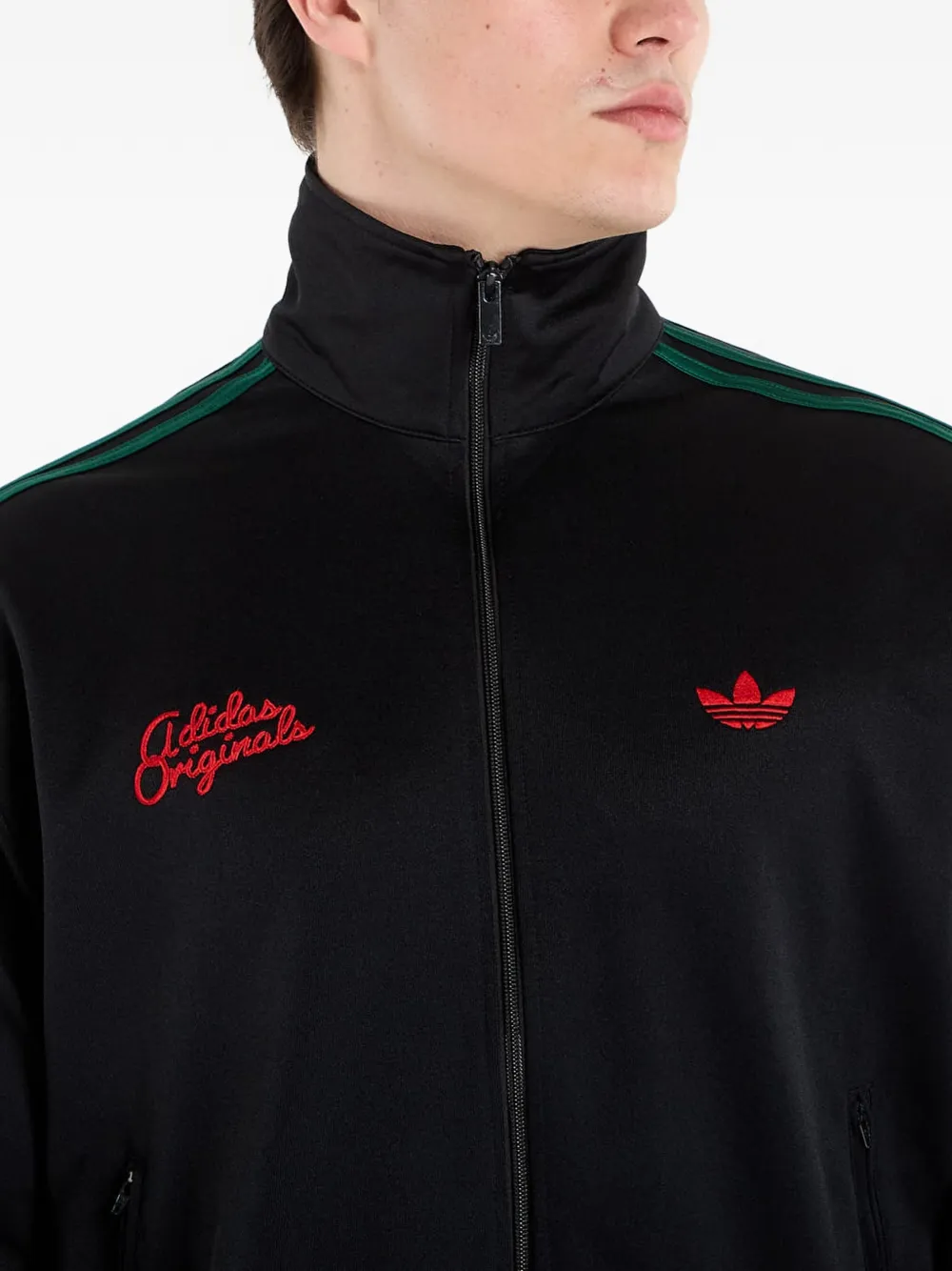 adidas Firebird Roses trainingsjack Zwart
