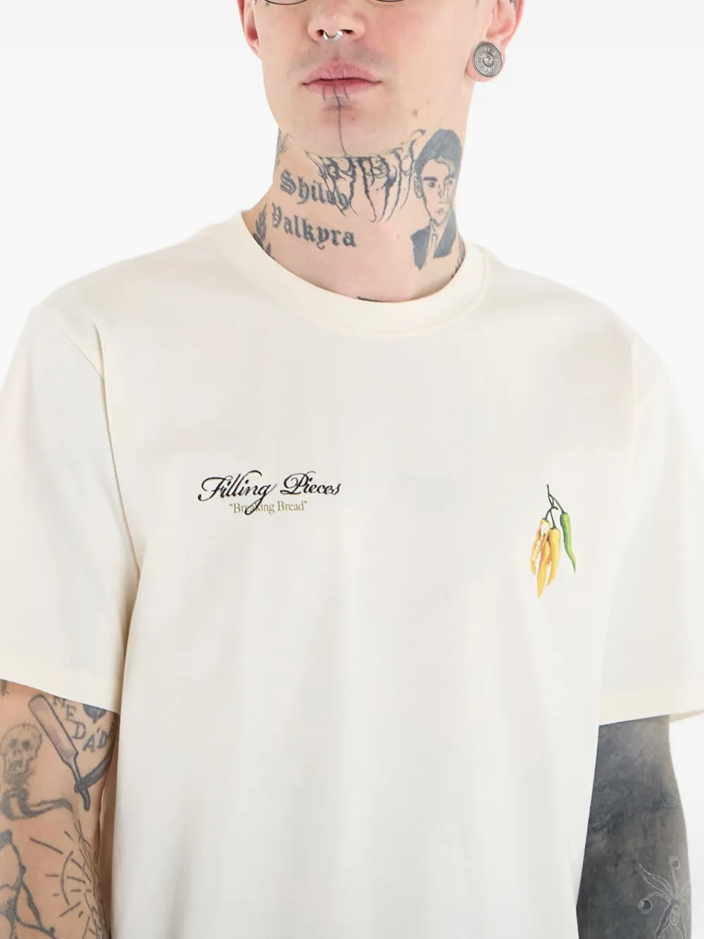 Filling Pieces Pepper Antique T-shirt Wit