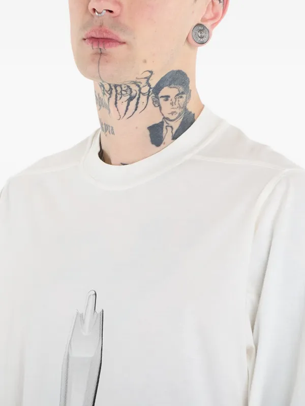 Rick Owens DRKSHDW グラフィック ジャンボ Tシャツ | ニュートラル