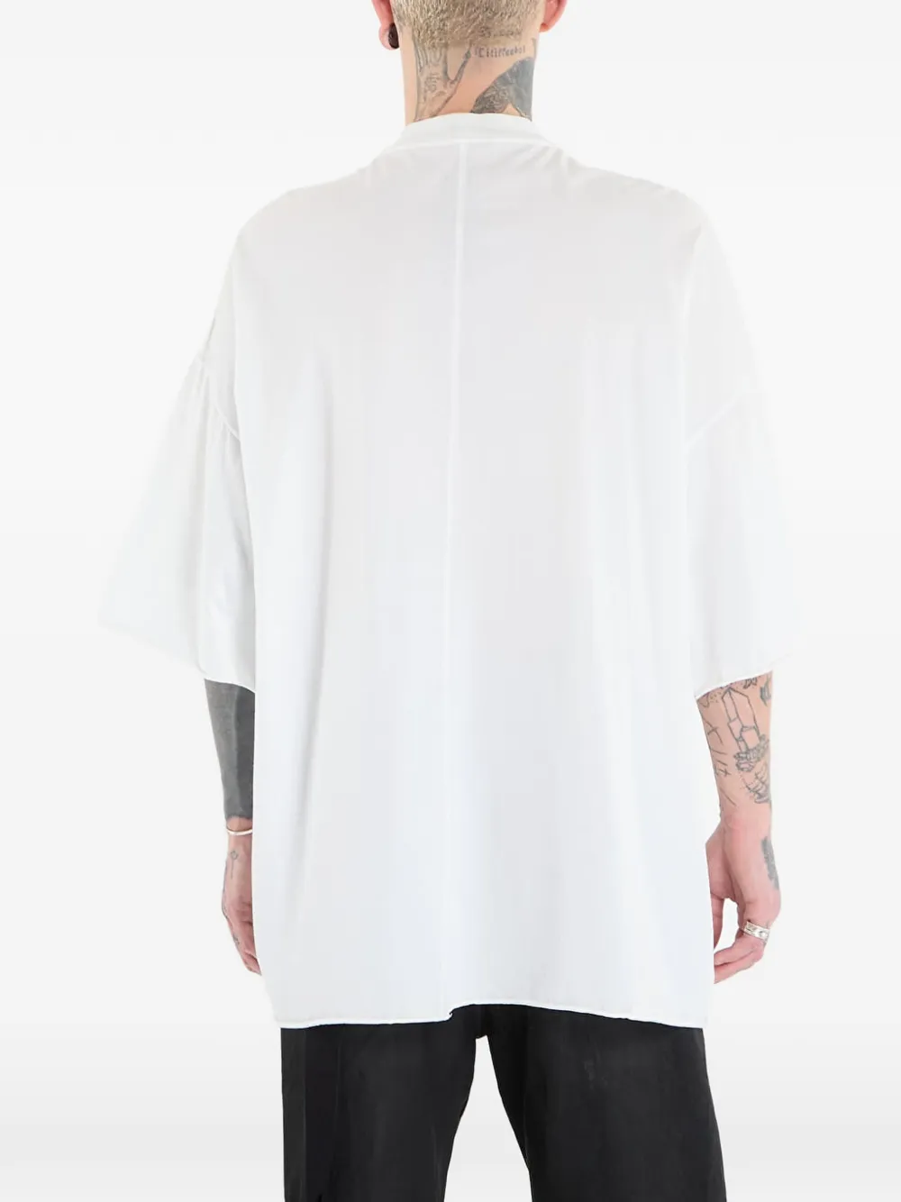 Rick Owens DRKSHDW Tommy T-shirt met grafische print Wit