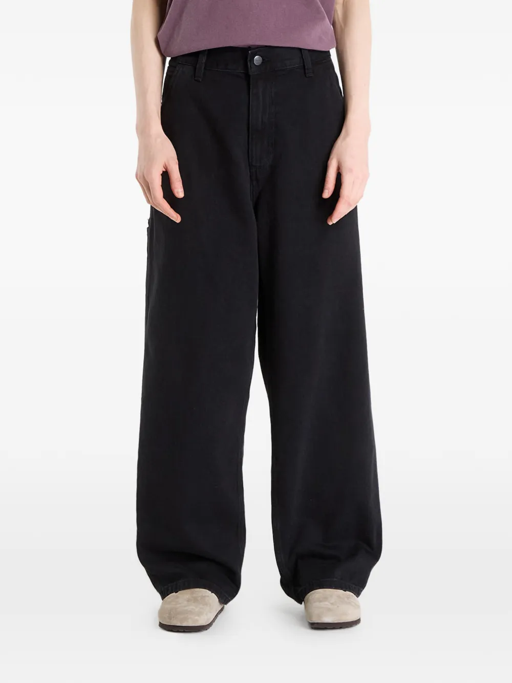 Carhartt WIP Brandon Single Knee wide-leg jeans - Nero