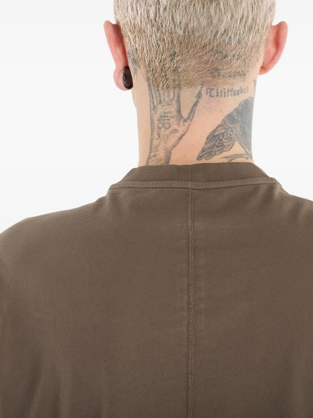 Rick Owens DRKSHDW T-shirt met ronde hals Bruin