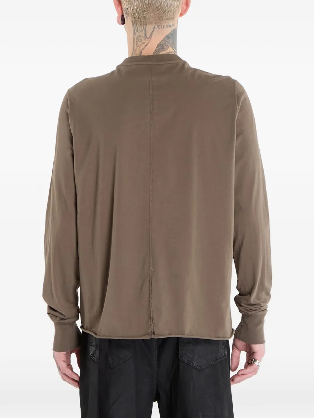 Rick Owens DRKSHDW T-shirt met ronde hals Bruin