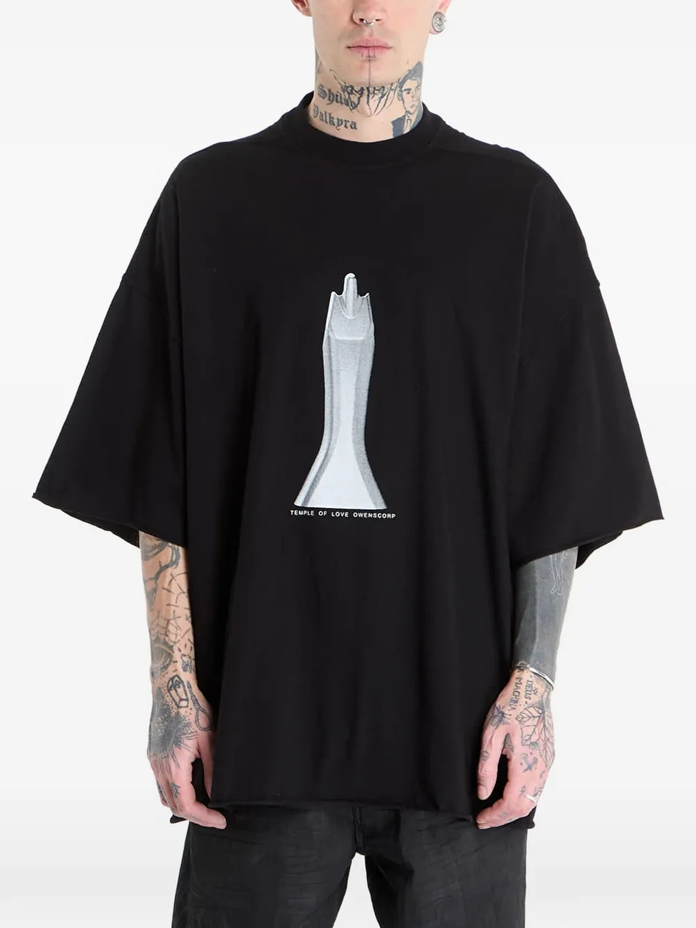 Rick Owens DRKSHDW Jumbo T-shirt - Schwarz