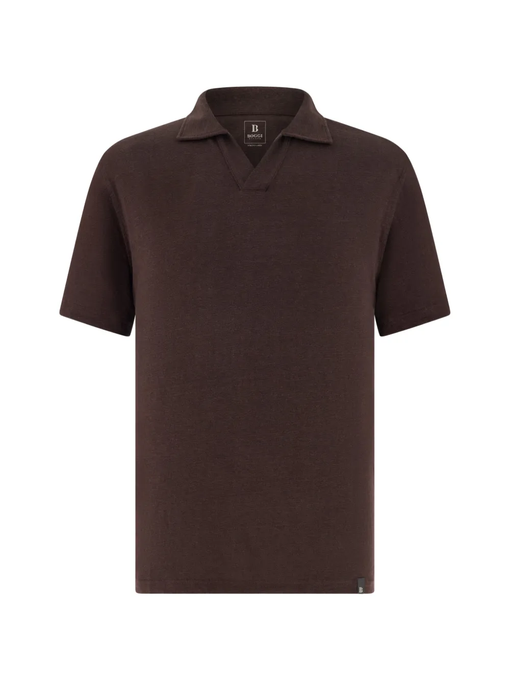 Boggi Milano polo-collar T-shirt - Marrone