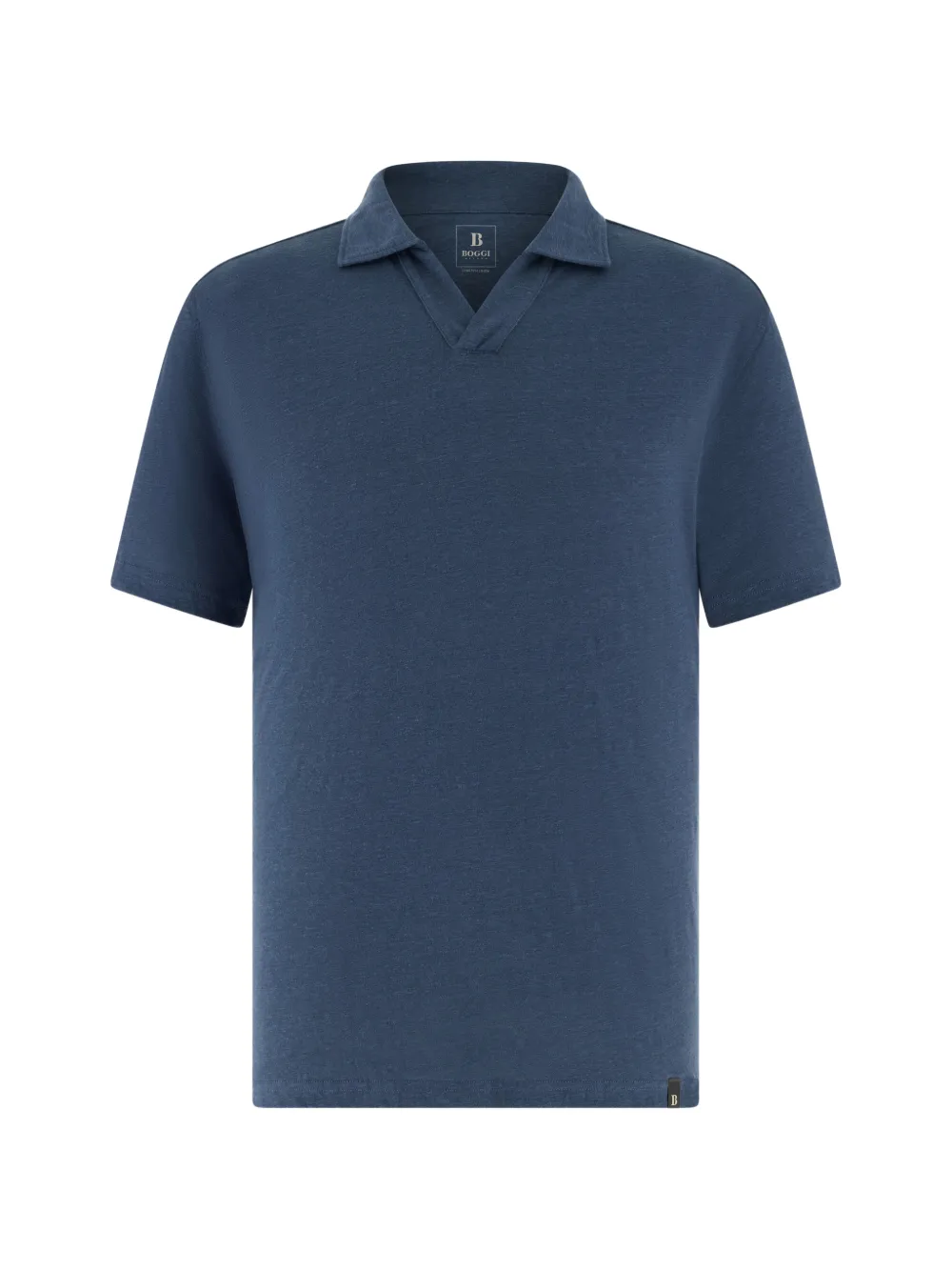 Boggi Milano polo-collar T-shirt - Blu