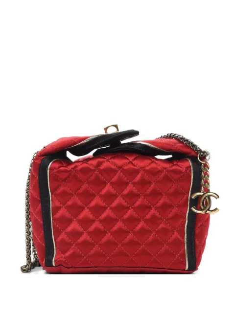 CHANEL Pre-Owned 2010 Diamond-quilted mini shoulder bag