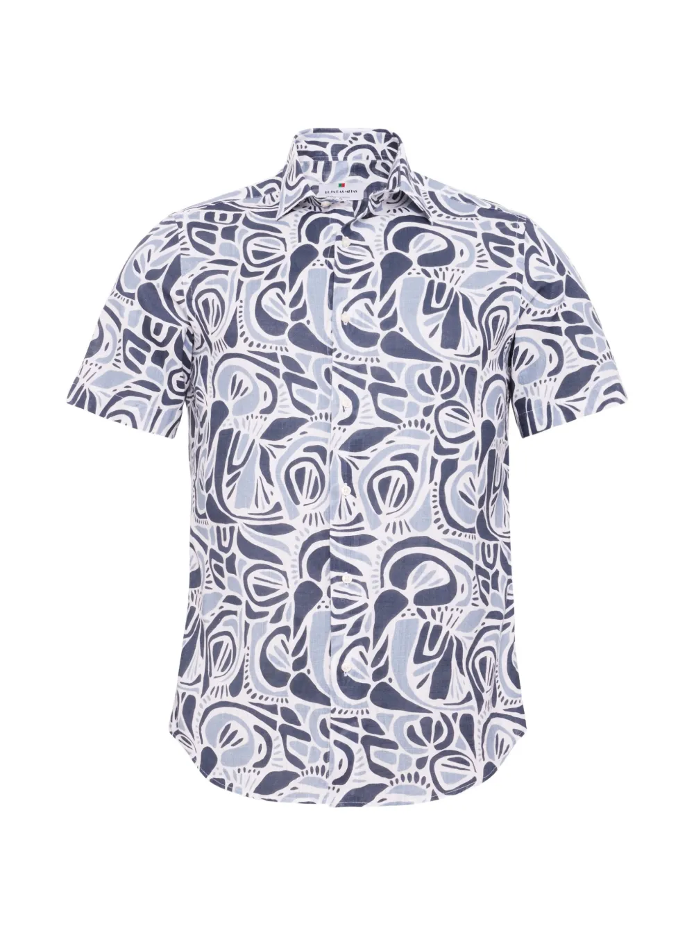 LOJA DAS MEIAS abstract-print short-sleeve shirt - Blu