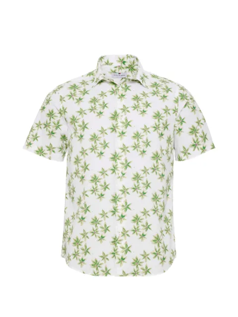 LOJA DAS MEIAS floral-print short-sleeve polo shirt