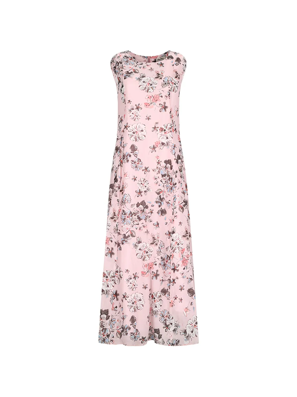 'S Max Mara floral-print cap-sleeve maxi dress - Rosa