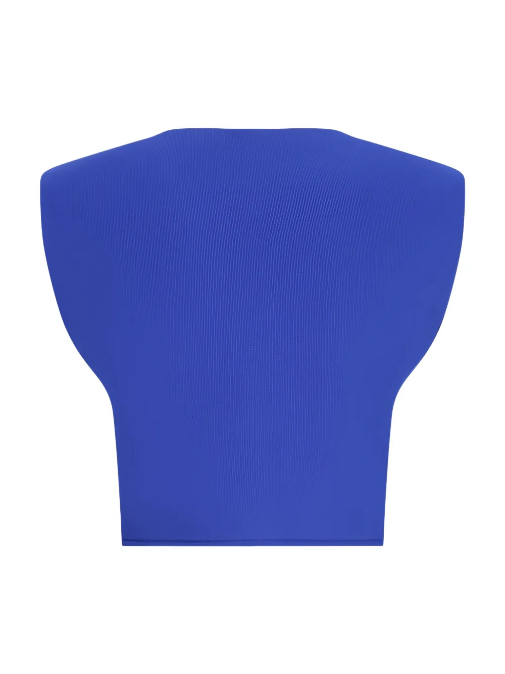 Jil Sander Cropped top met schoudervullingen Blauw