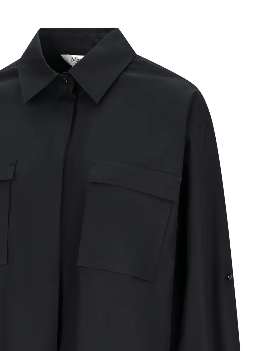 Max Mara flap-pocket shirt Zwart
