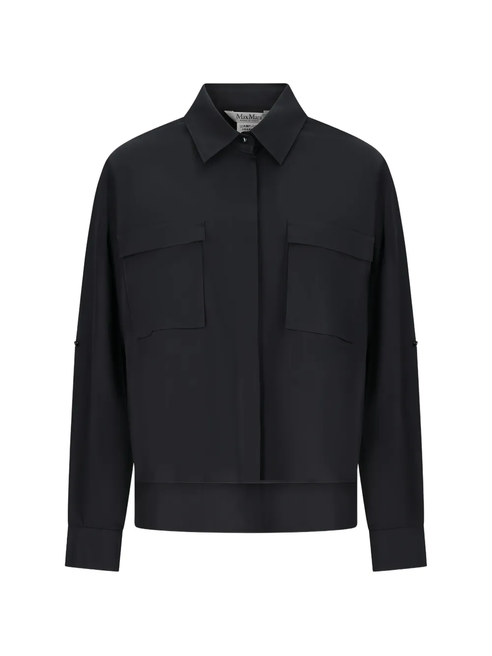 Max Mara flap-pocket shirt - Black