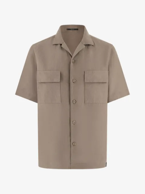 Boggi Milano linen camp overshirt