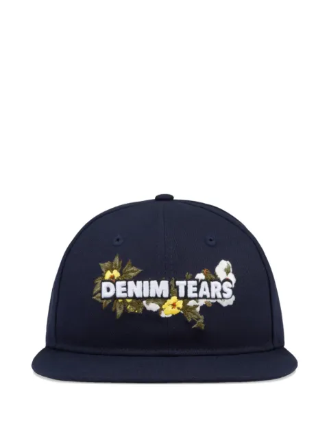 Denim Tears floral-logo adjustable cap