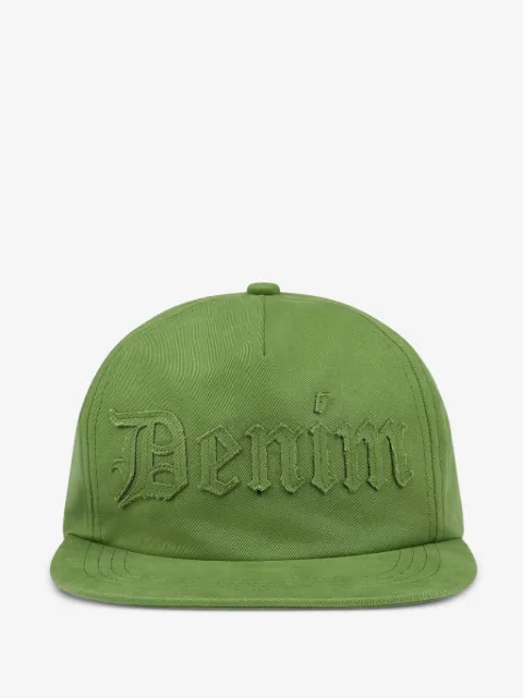 Denim Tears casquette en jean à découpes